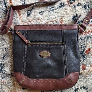 boc Crossbody Bag in Black and Brown